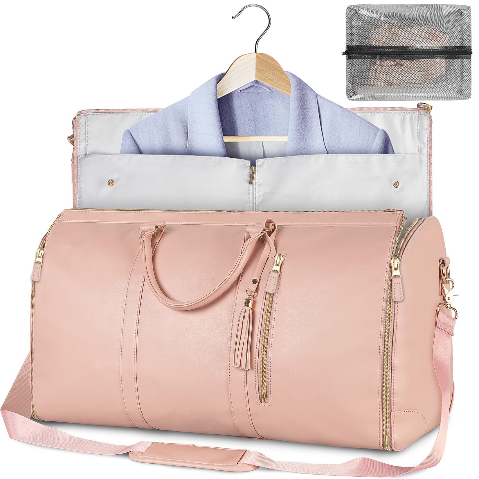 City Choice™ Large Capacity Travel Duffle Bag – Women's Foldable Waterproof Handbag &amp; Suit Tote