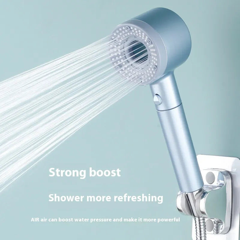 City Choice™Spray Hair Dryer Shower Head One-click Water Stop Boost Nozzle