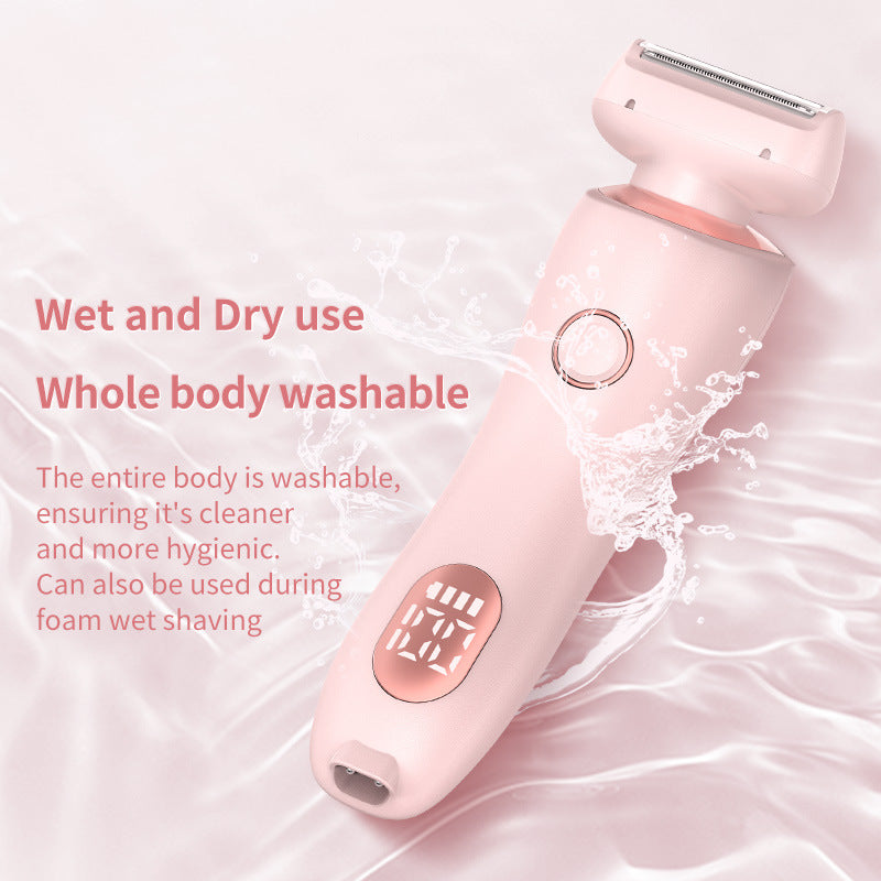 City Choice™2 In 1 Hair Removal Epilator USB Rechargeable Trimmer Women Body Razor